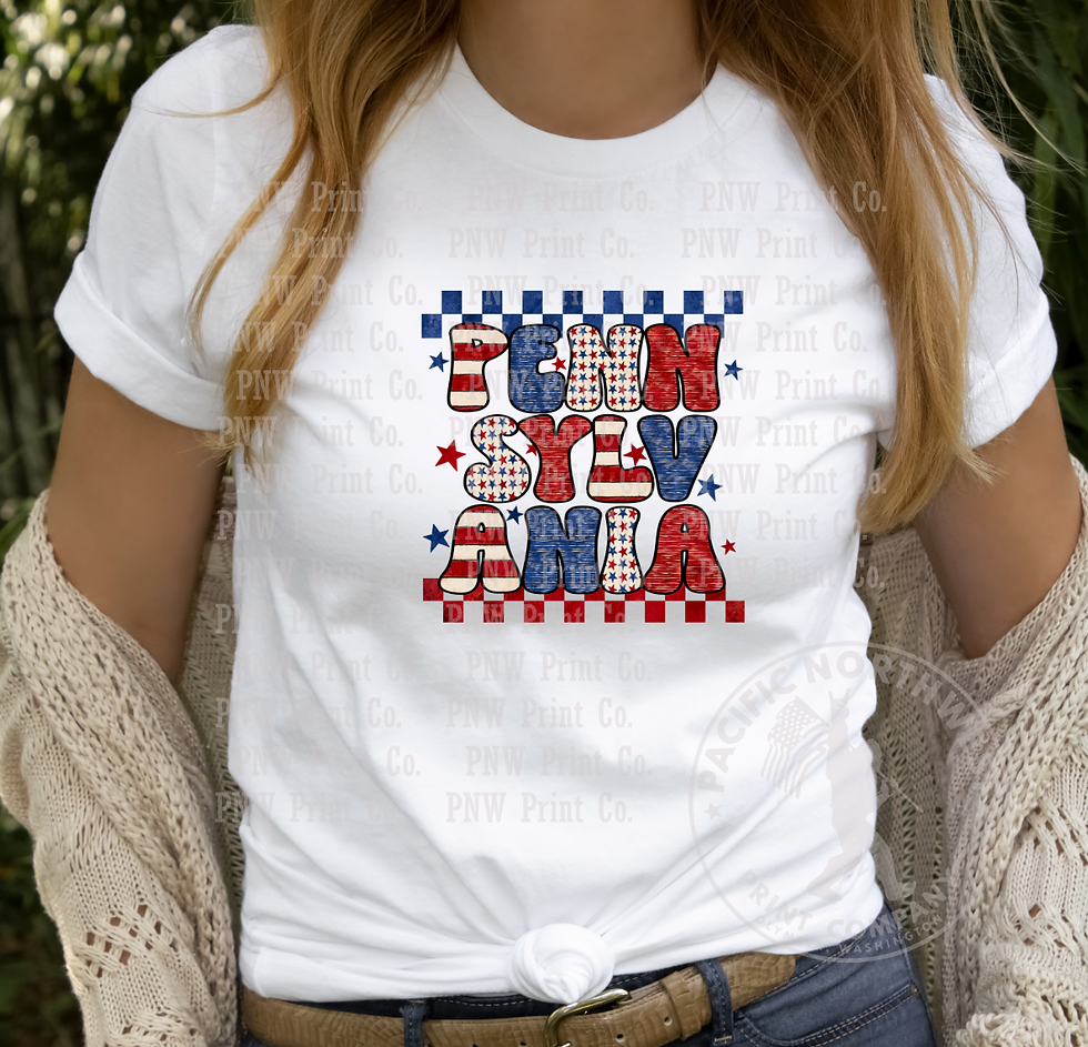 Thumbnail: Patriotic Pennsylvania-DTF Transfer