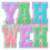 Thumbnail: Yah Weh Faux Embroidery-DTF Transfer