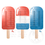 Thumbnail: Red, White And Blue Popsicles-DTF Transfer