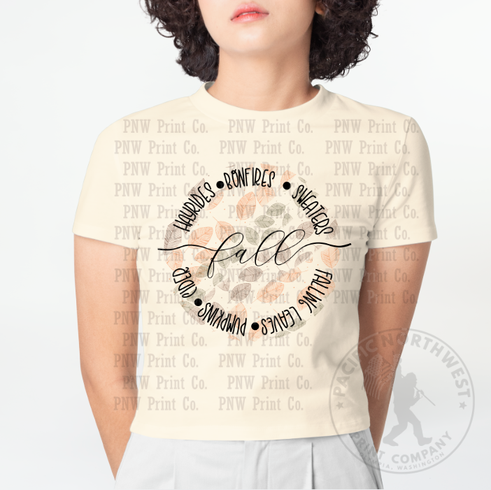 Thumbnail: Fall Words - DTF Transfer