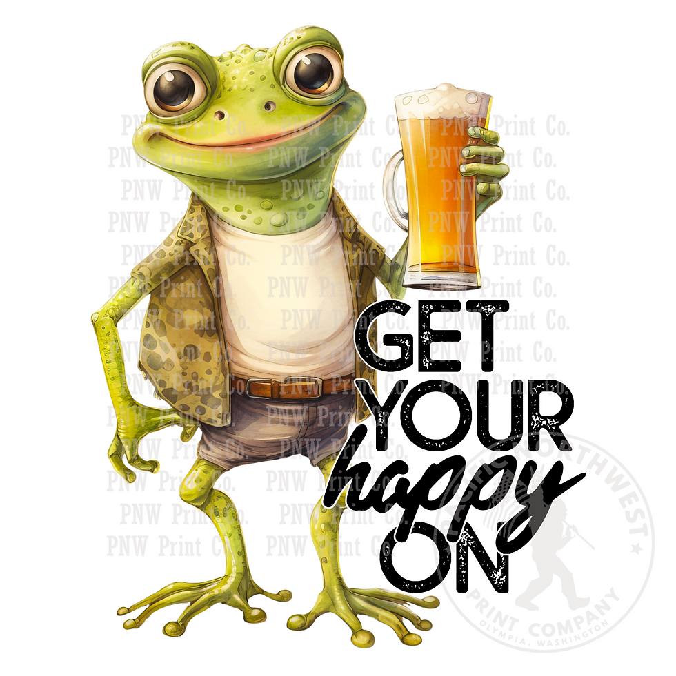 Get Your Happy On-DTF Transfer