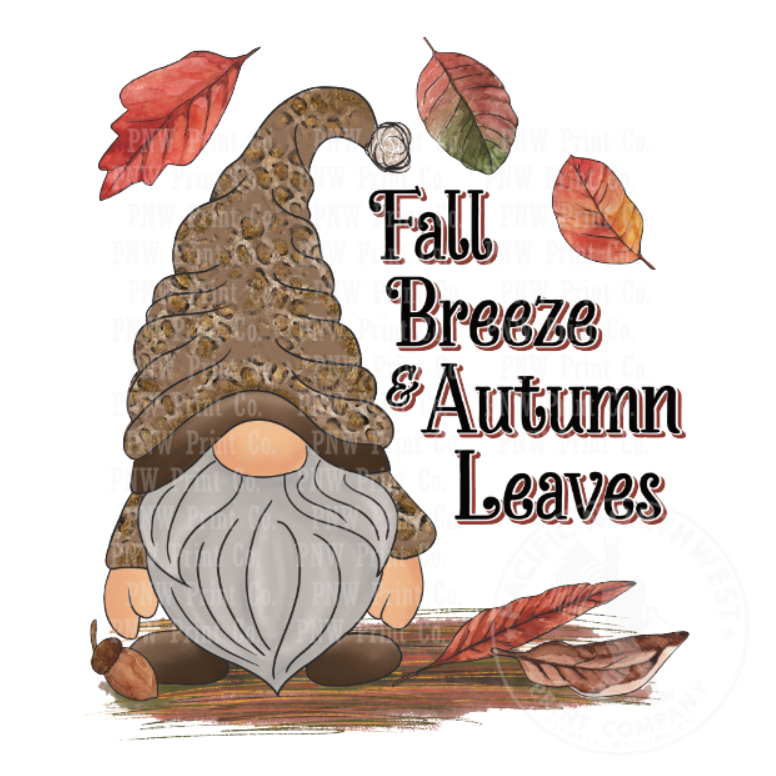 SS Fall Breeze and Autumn Leaves - DTF Transfer