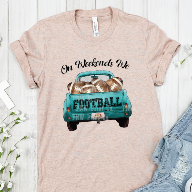 Thumbnail: SS On Weekends We Football - DTF Transfer