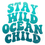 Thumbnail: Blue Stay Wild Ocean Child-DTF Transfer