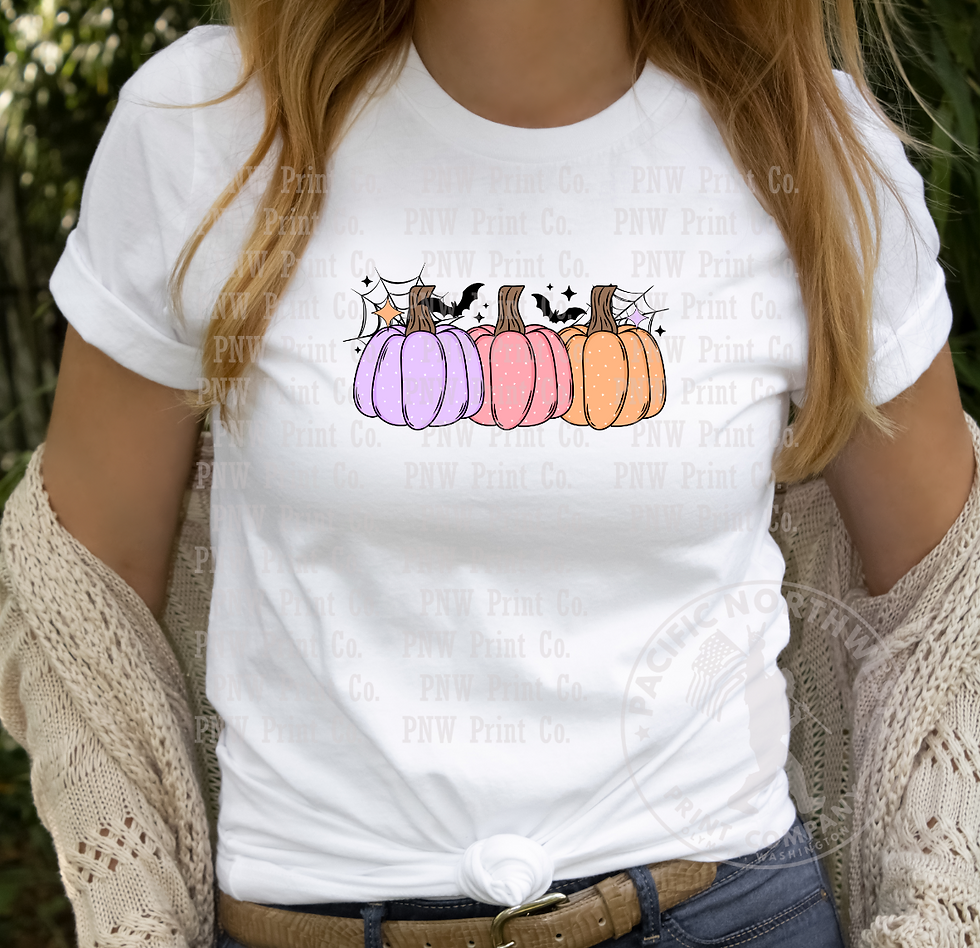 Thumbnail: Multicolored Pumpkins-DTF Transfer
