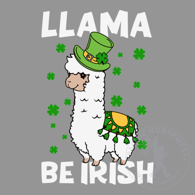 Llama Be Irish - DTF Transfer