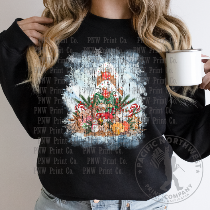 Thumbnail: SS Cookies and Cocoa Gnome Distressed - DTF Transfer