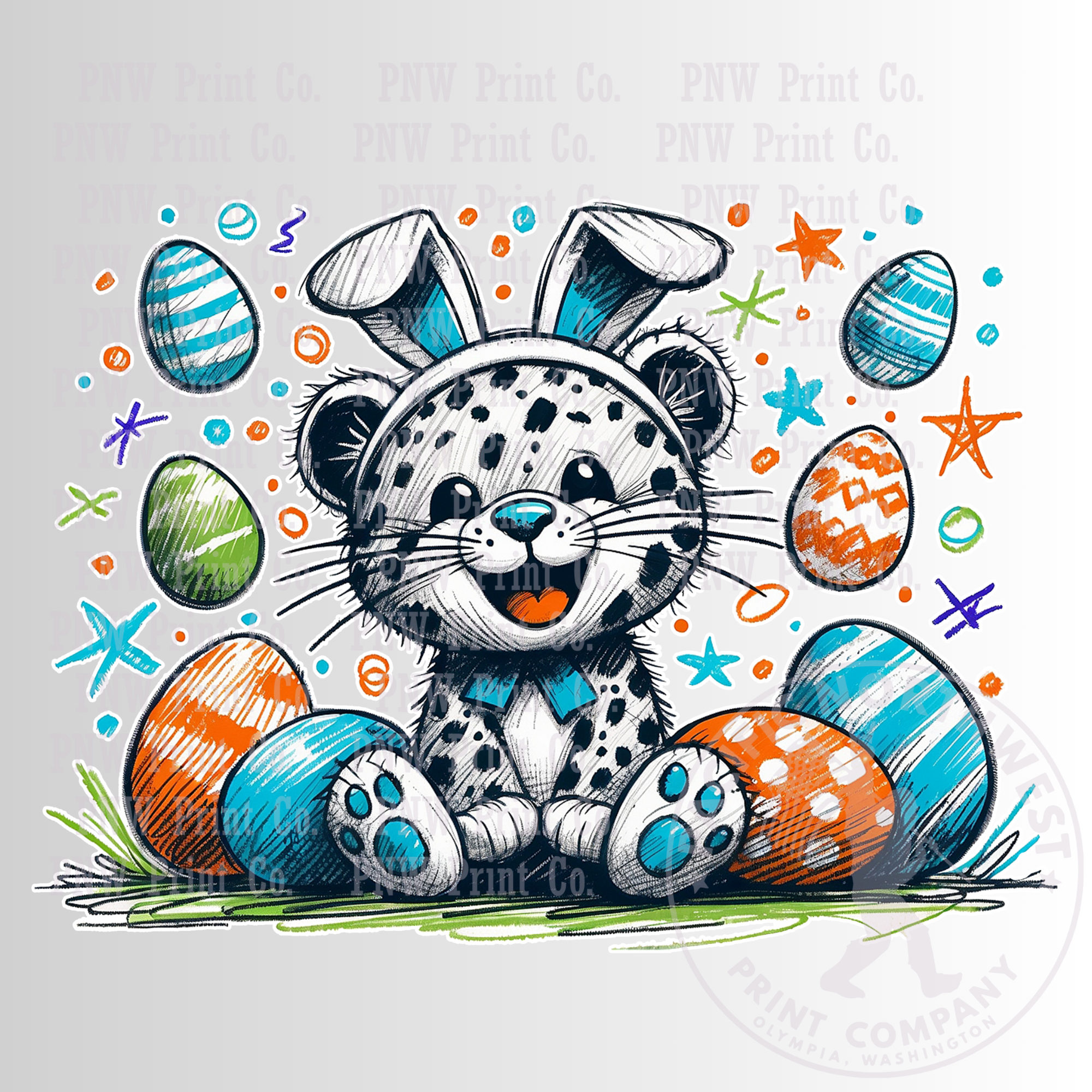 UV DTF Decal Transfer - Easter Boy Design 30