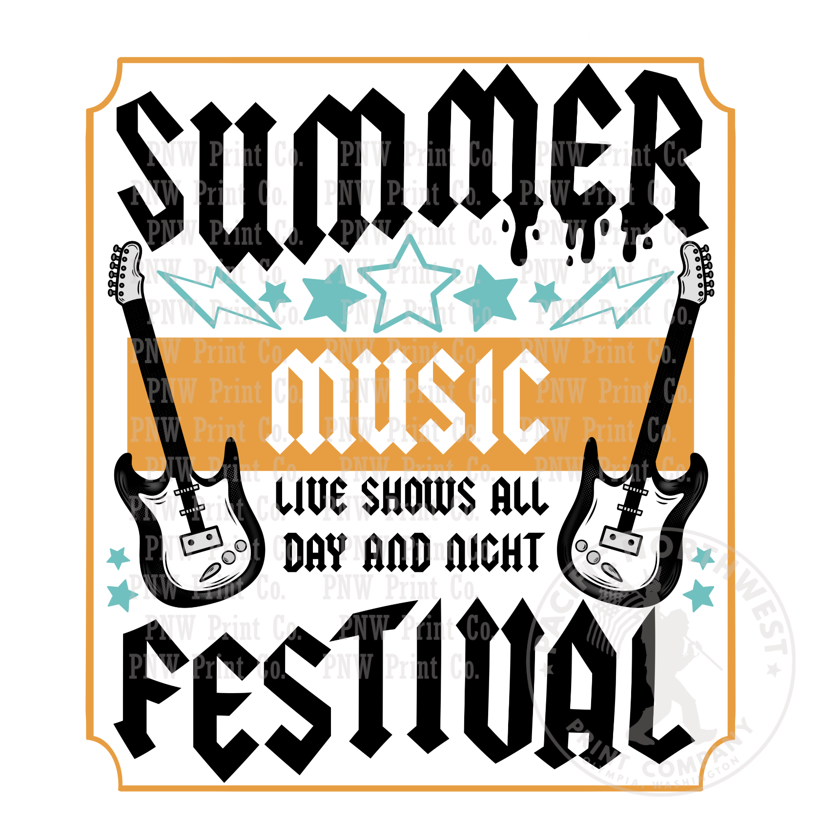 Summer Music Festival-DTF Transfer