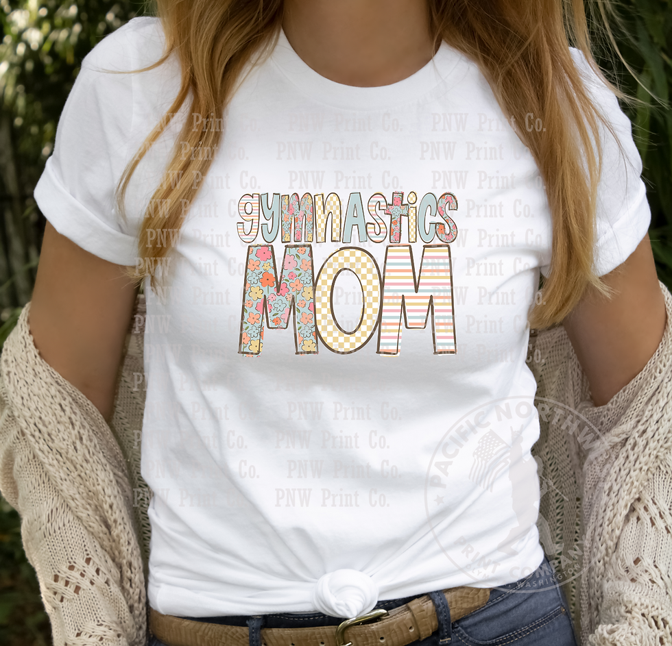 Thumbnail: Doodle Loo Gymnastics Mom-DTF Transfer