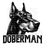 Thumbnail: Doberman-DTF Transfer