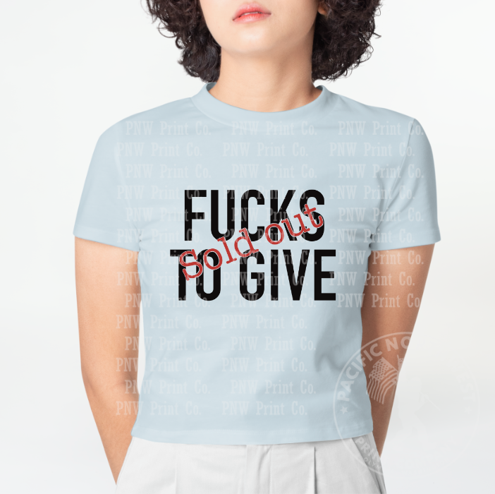 Thumbnail: F*cks To Give - DTF Transfer