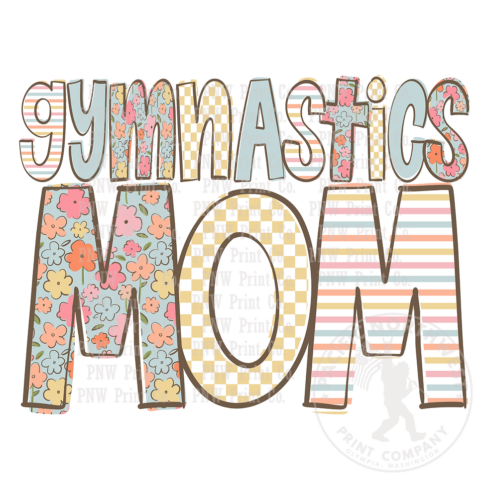 Doodle Loo Gymnastics Mom-DTF Transfer