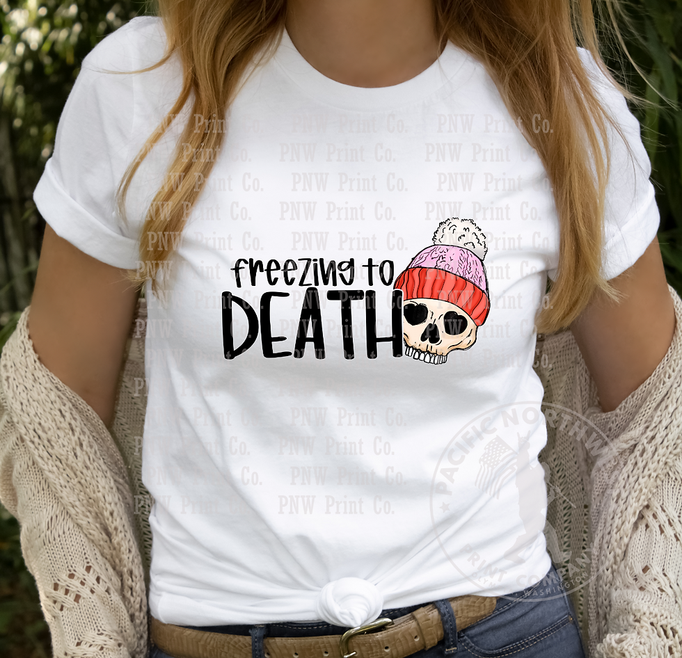 Thumbnail: Freezing To Death Pink-DTF Transfer