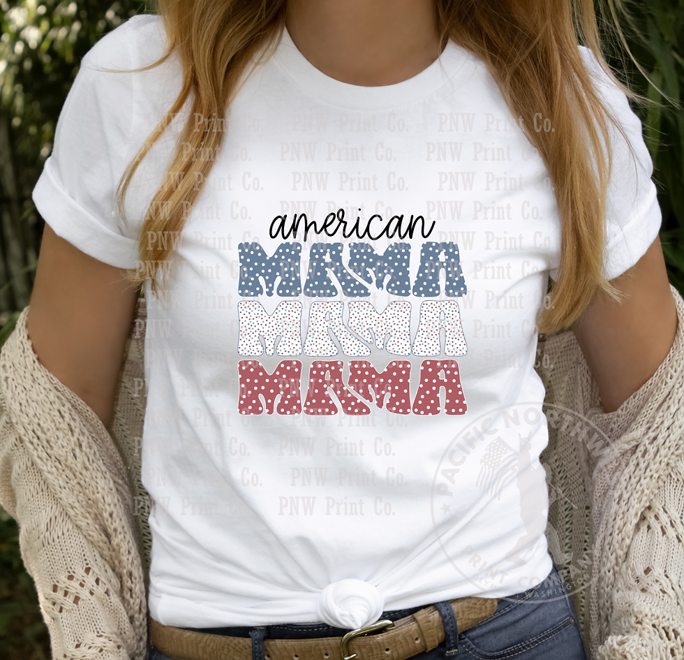 Thumbnail: American Mama x3 -DTF Transfer