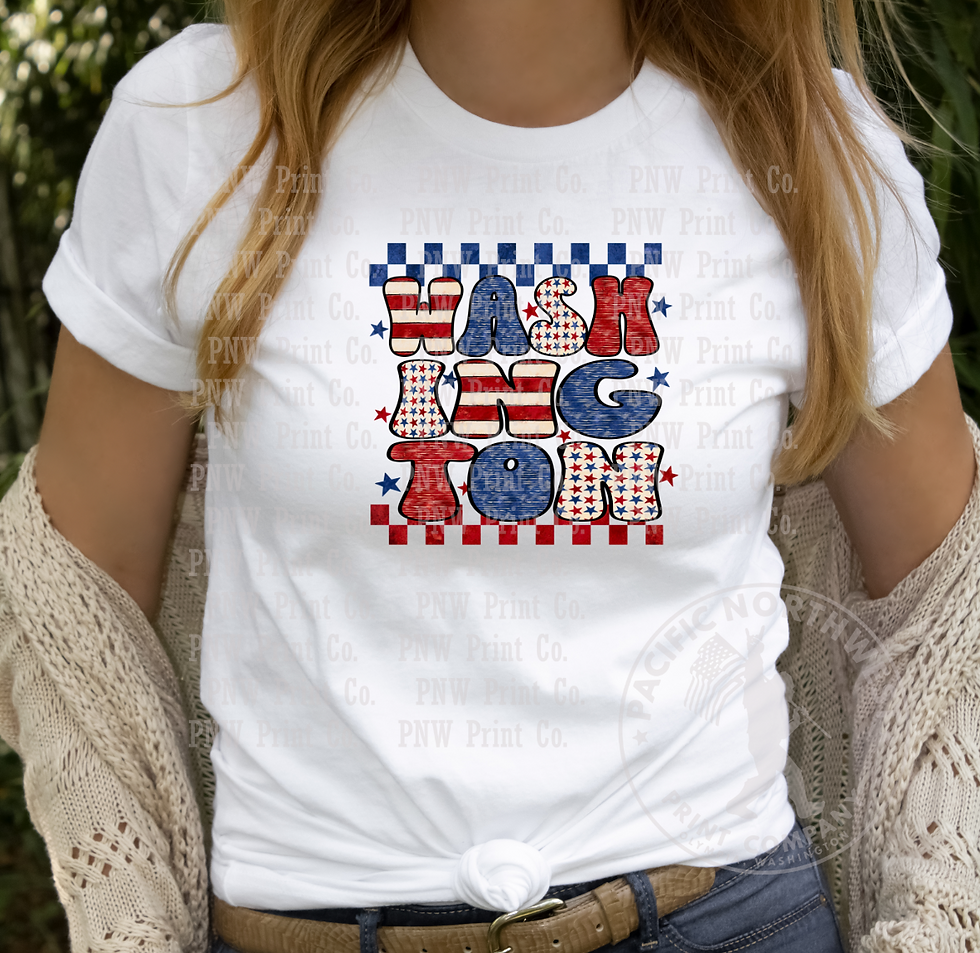 Thumbnail: Patriotic Washington-DTF Transfer