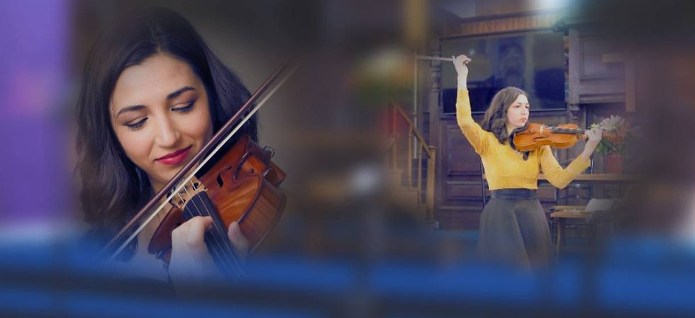 Violinist performing at Hampstead Garden Suburb Free Church