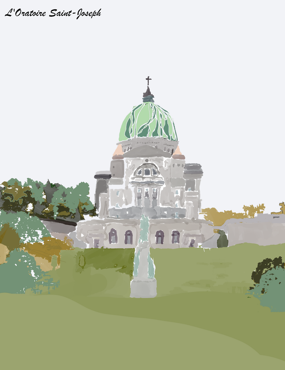 Paysage urbain par Clémence Vandycke
