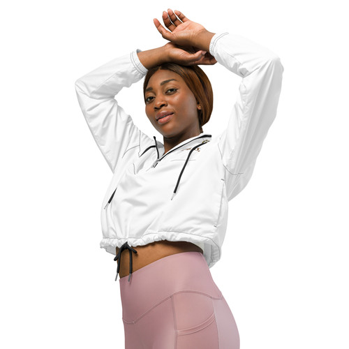 Women's cropped windbreaker | Aaliyah Assembly