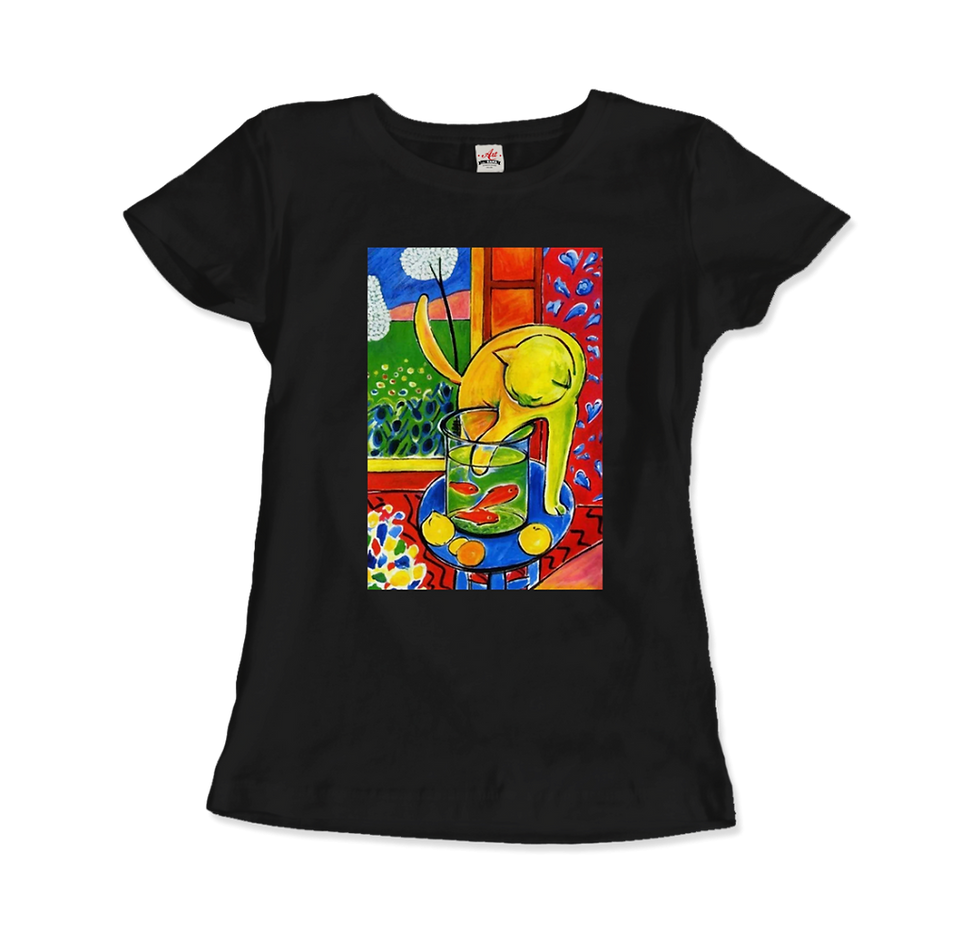 Thumbnail: Henri Matisse the Cat With Red Fishes 1914 Artwork T-Shirt