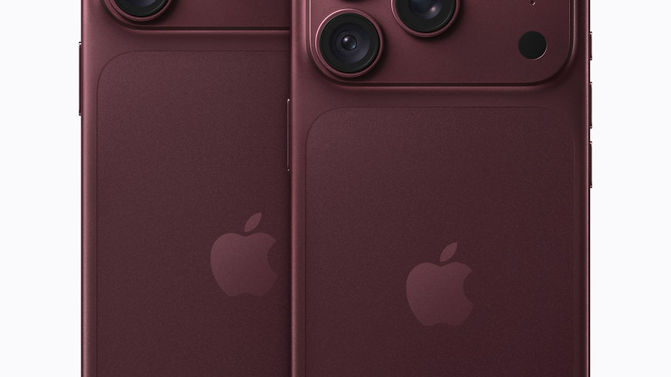 iPhone 18 Pro Max et iPhone 18 Pro — Bordeaux