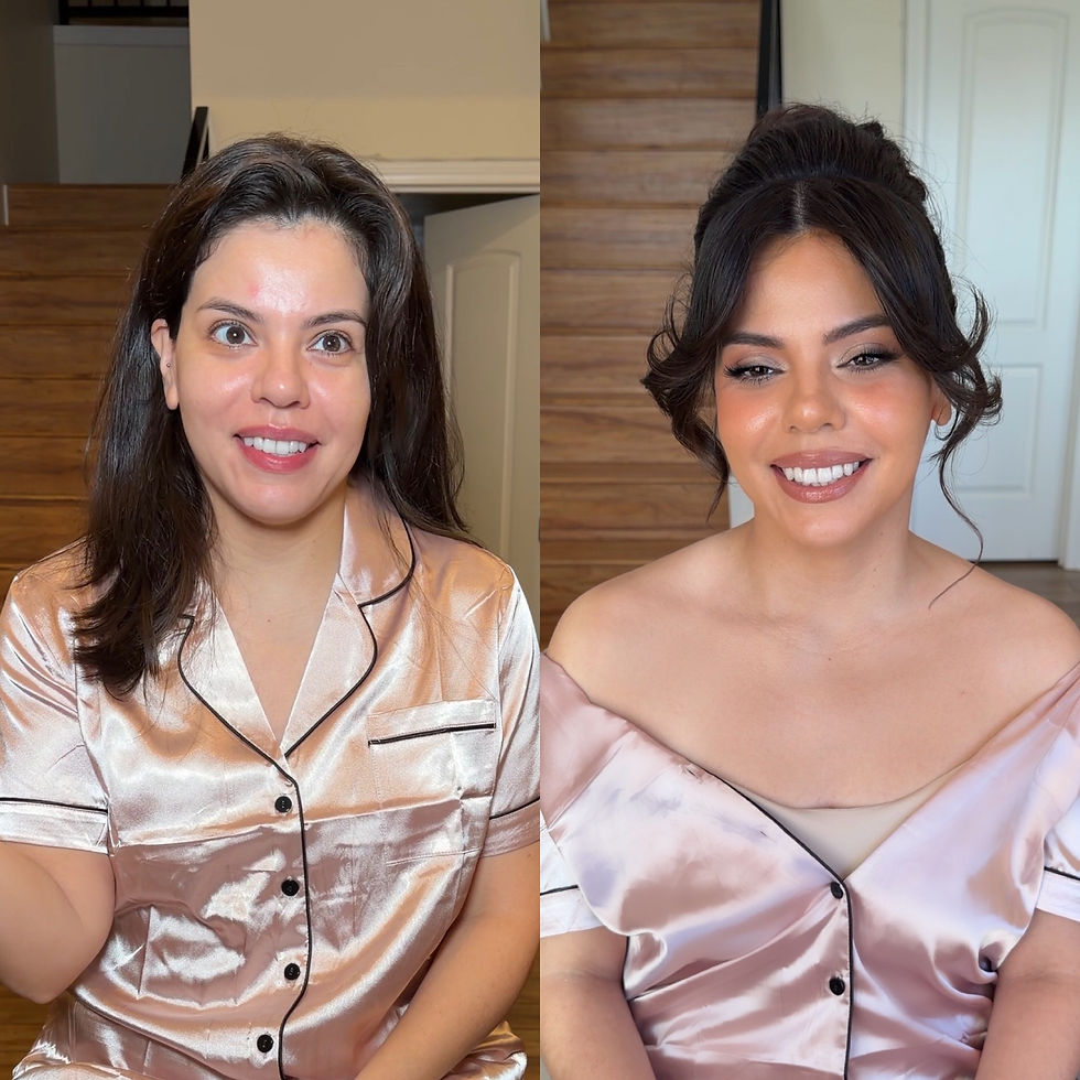 Cool Tone Bridal Makeup with Rosy Cheeks
