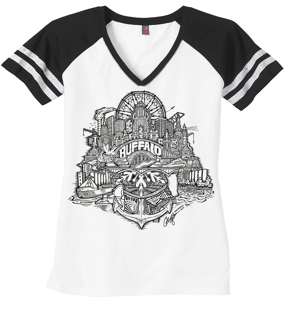 Thumbnail: Buffalo Skyline | T-Shirt