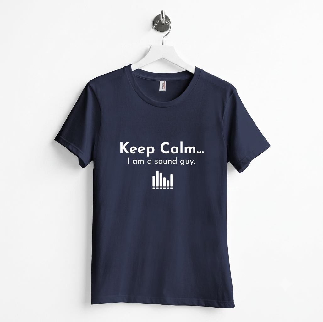 PAF | Keep Calm | Unisex Premium 100% Cotton T-Shirts | Navy