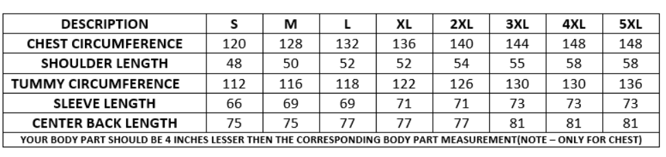 Thumbnail: Ladakh Riding Jacket Size Chart for Men S to 2XL Motorcycle Jacket