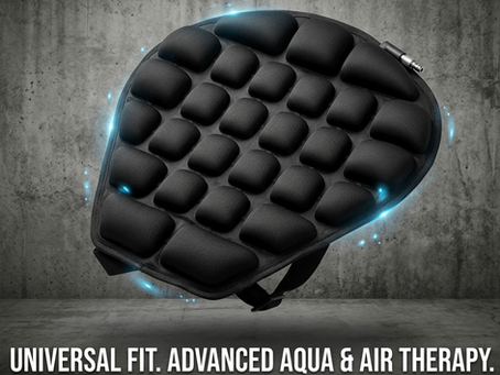 Innovative WOW seat offering universal fit with advanced aqua and air therapy for ultimate comfort.