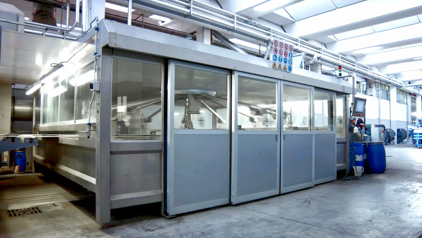 Cabina Ecospray spruzzatura per concerie