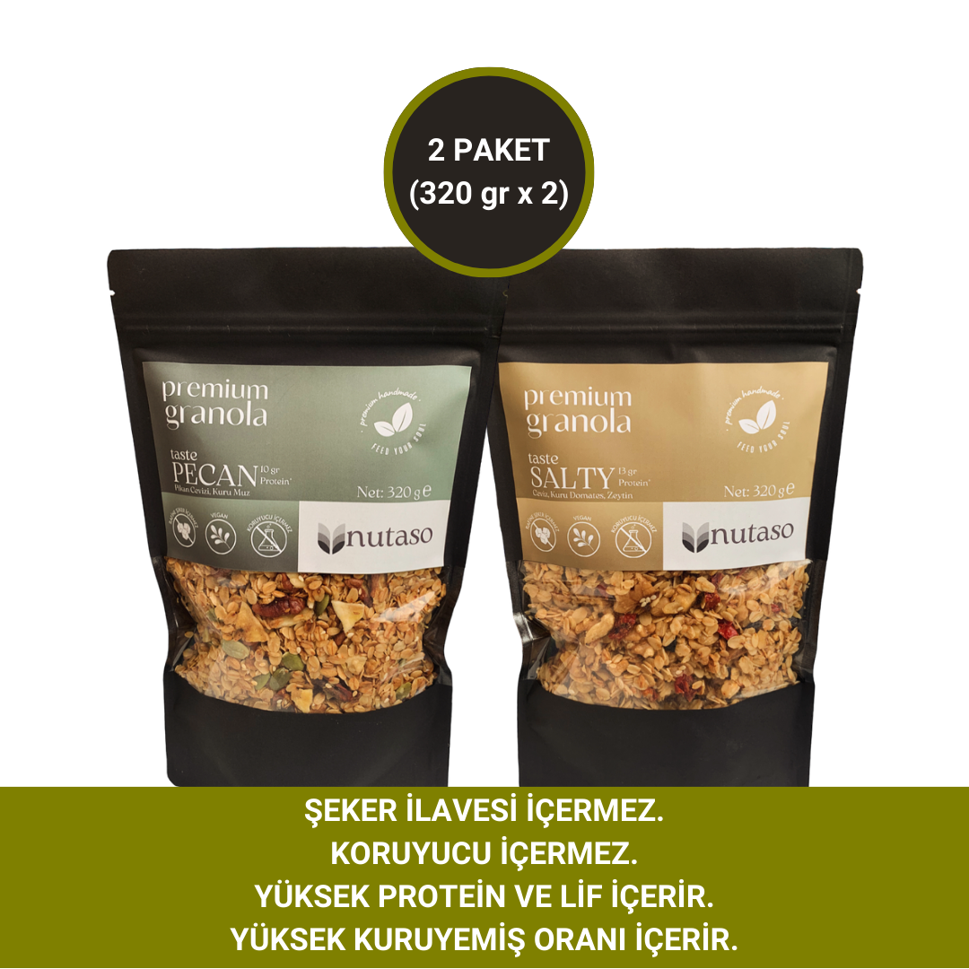 Pecan Granola (320 g) & Salty Granola (320 g)