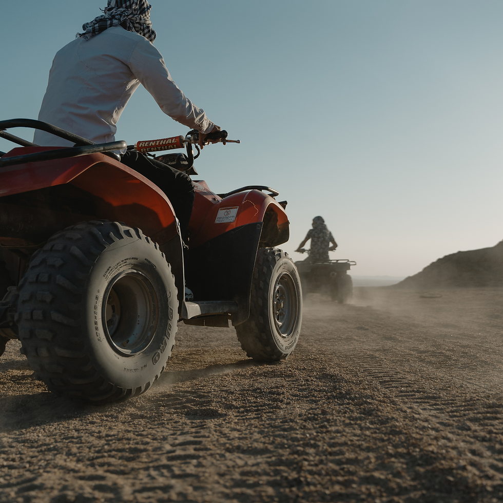 ATVs in the desert