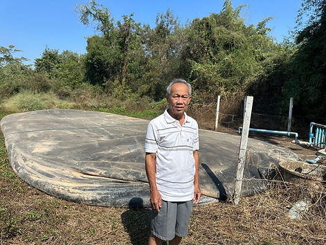 Pad Farm with biogas digester