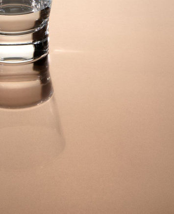 Table with bronze finish and warm, characterful appearance