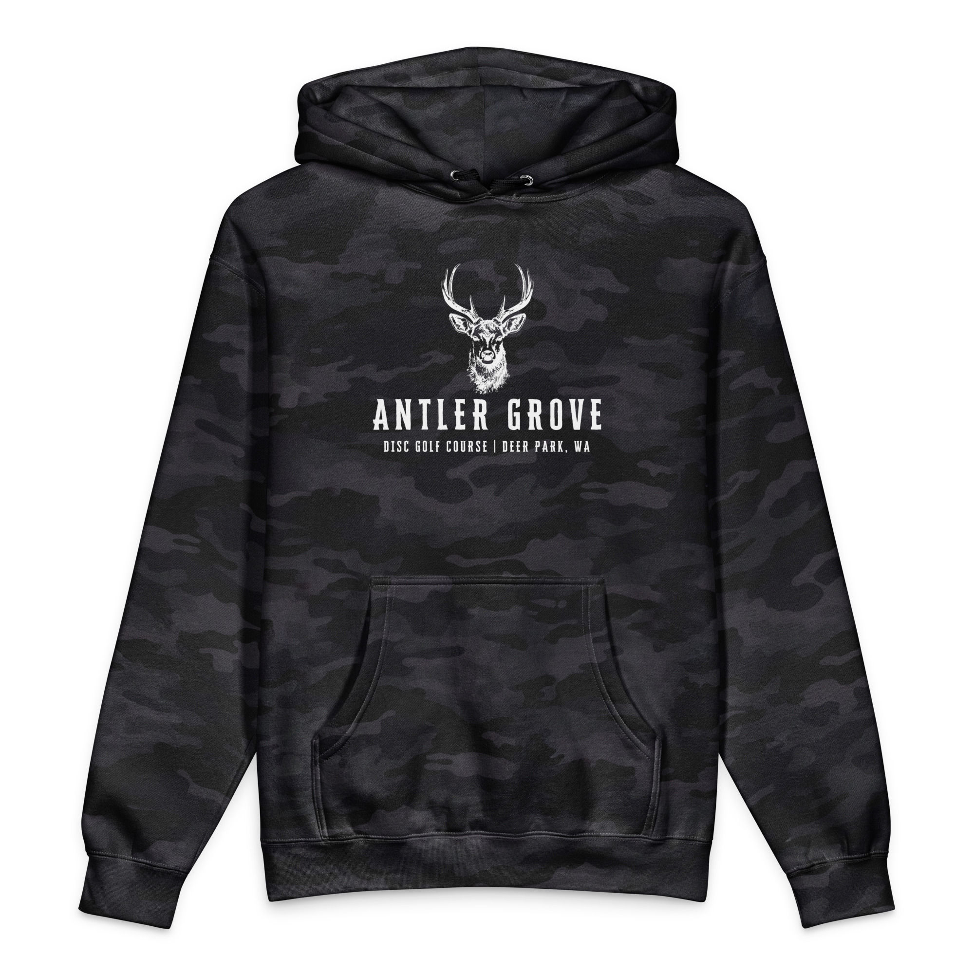 Unisex Heavyweight Hooded Sweatshirt | AG White on Camo