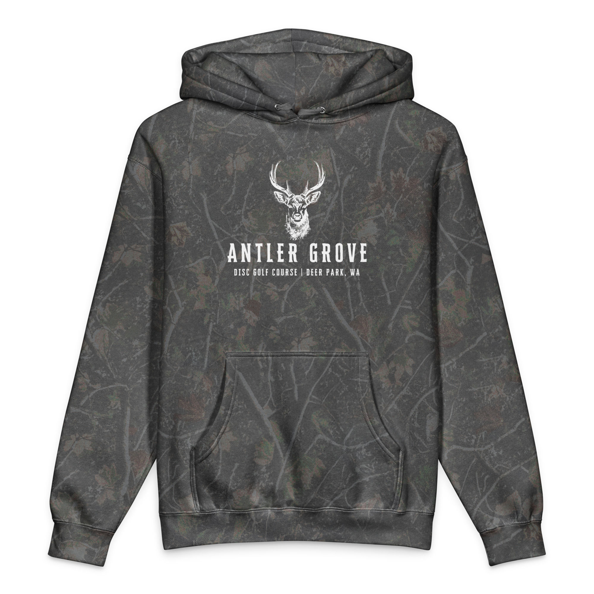 Unisex Heavyweight Hooded Sweatshirt | AG White on Camo