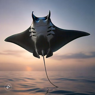 Manta Ray Night Snorkel logo