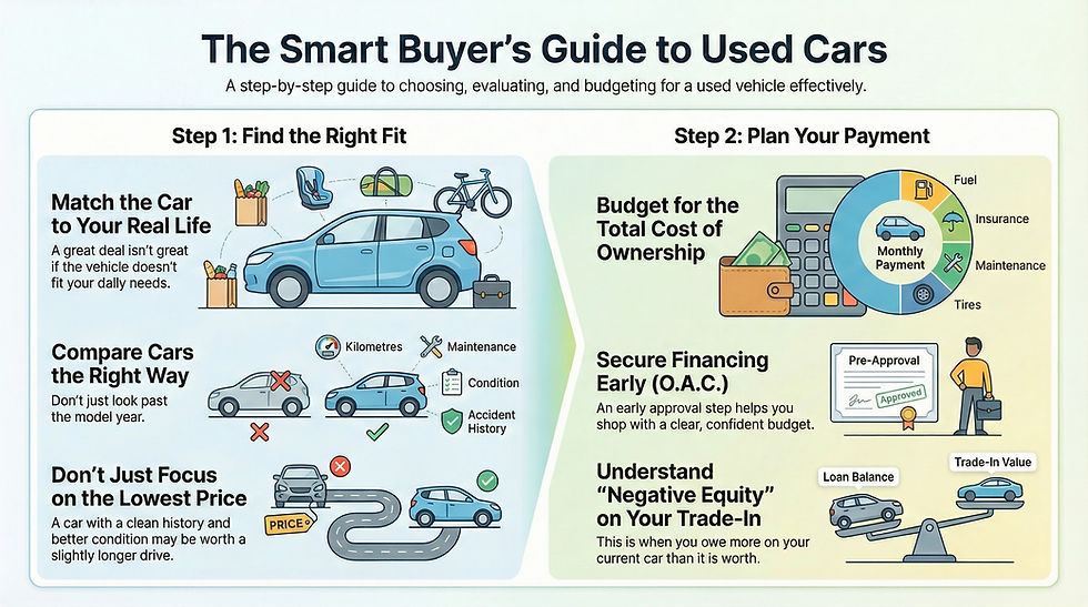 Used Cars Near Me: How to Find the Right Fit (and a Payment) in Southern Ontario