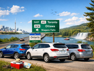 Ontario is made for road trips. You can head from Burlington to Niagara wine country, point north toward cottage country, or load up the family for a longer run through the 401 corridor toward Ottawa or beyond. Ontario’s official tourism resources actively promote road-trip itineraries across big cities, small towns, and outdoor destinations, and the province provides official road maps and traveller resources to support vehicle-based travel.