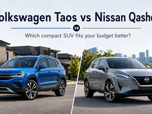 Comparing the Volkswagen Taos vs Nissan Qashqai? Here’s how these two compact SUVs stack up for Burlington, Hamilton, Oakville, Milton, and GTA West drivers shopping with budget, credit, and real-life use in mind. When you are shopping for a compact SUV, the choice is not always about finding the “best” vehicle on paper. It is about finding the SUV that fits your daily drive, your family, your payment comfort zone, and your current credit situation.