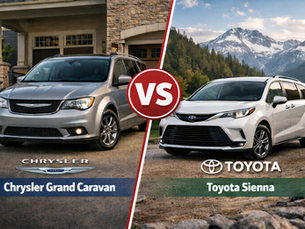 For many families in Burlington, Oakville, Hamilton, and Milton, the minivan conversation often comes down to one practical question: should you choose the Chrysler Grand Caravan or the Toyota Sienna?
