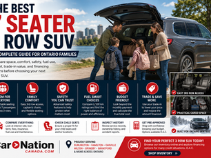 Shopping for the best 7 seater 3 row SUV? Here’s how to compare space, comfort, safety, fuel use, budget, trade-in value, and financing options in Ontario.    Choosing the best 7 seater 3 row SUV is not just about counting seats. For many families, commuters, newcomers to Canada, and budget-conscious buyers, the right SUV has to fit real life: school drop-offs, weekend hockey bags, Costco runs, road trips, car seats, groceries, and monthly payments.