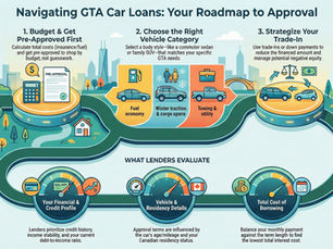 If you’re trying to get a car loan in the Greater Toronto Area, you’re not alone—between commuting, family schedules, and the cost of living, a reliable vehicle often isn’t optional. But “getting approved” can feel confusing when you’re comparing rates, term lengths, and down payments… especially if your credit isn’t perfect (or you’re new to Canada).