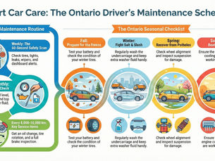 Use this car maintenance checklist to stay safer, avoid surprise repairs, and keep ownership costs predictable—especially through Southern Ontario winters.    If you’re juggling work, family, and a budget, car maintenance can feel like one more thing that steals time and money. The good news: you don’t need to be a “car person” to keep your vehicle reliable—you just need a simple routine and a few smart checkpoints.  Our team helps drivers across Burlington, Hamilton, Oakville, Milton, Grimsby, and Brantford make sense of the practical stuff: what to check, when to check it, and what to prioritize when money’s tight.