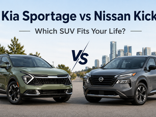 Comparing the Kia Sportage vs Nissan Kicks? Here’s how these SUVs differ for space, comfort, fuel economy, AWD confidence, family use, and financing in Southern Ontario. Shopping for a small SUV can feel simple at first — until you compare two vehicles that serve different kinds of drivers. The Kia Sportage vs Nissan Kicks comparison is a good example. Both are popular SUV-style choices, but they are not the same size, and they do not solve the same problems.
