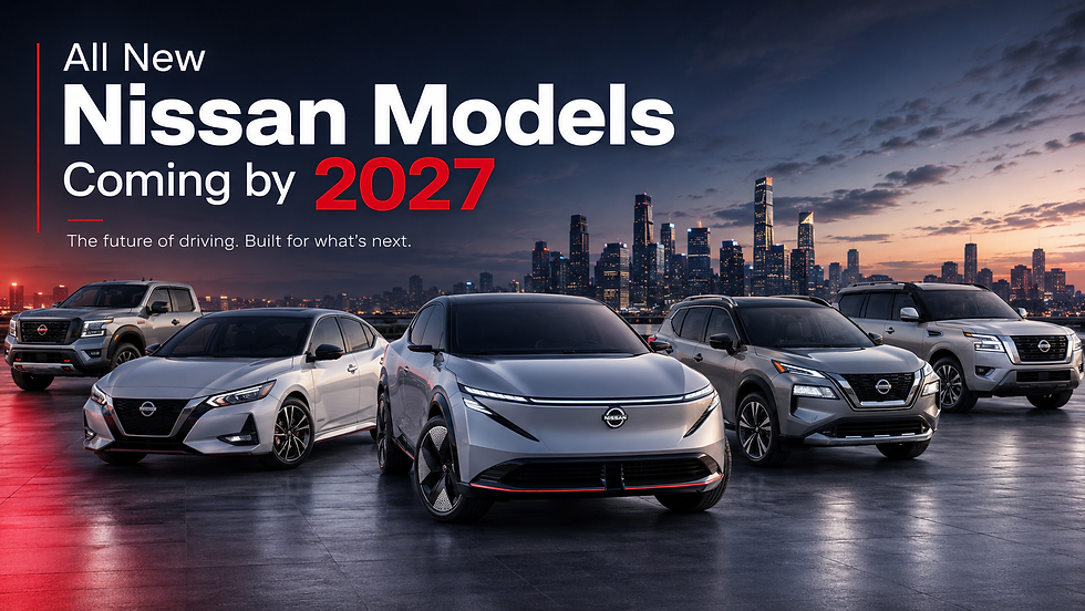 A practical guide to the new Nissan models coming by 2027, including EVs, SUVs, sedans, hybrids, and what they may mean for shoppers in Southern Ontario. The next wave of Nissan vehicles is expected to bring a major mix of electric vehicles, hybrid options, refreshed SUVs, and redesigned everyday models. For shoppers in Burlington, Hamilton, Oakville, Grimsby, and Brantford, that matters because the next few model years could offer more choices for commuters, families, and drivers trying to balance payment, fuel costs, and long-term value.