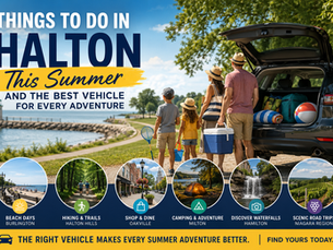 Discover the best things to do in Halton this summer and learn which vehicle is best suited for every adventure. From beaches and hiking to camping and scenic road trips, find the perfect vehicle for your summer lifestyle.