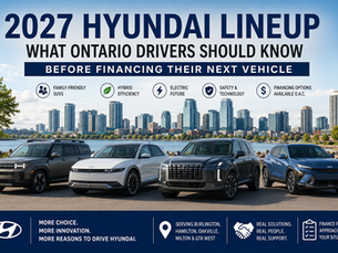 The 2027 Hyundai lineup is expected to give Ontario shoppers more SUV, hybrid, and EV choices, but the smartest move is comparing features, timing, availability, trade value, and financing options before you commit.