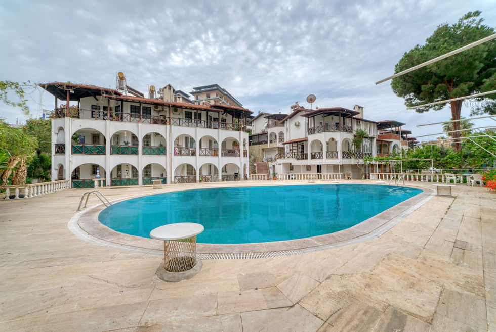 ground-level view of villa with pool – villa for sale in Alanya Tosmur